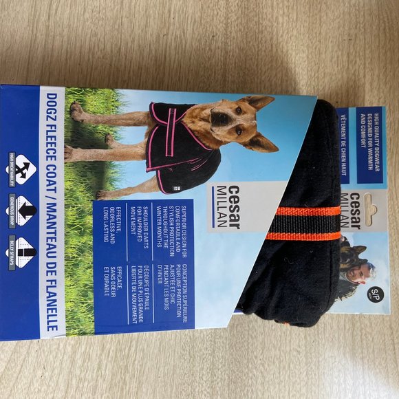 CESAR MILLAN BRAND NEW Fleece coat for DOG Size:SP - Picture 4 of 5